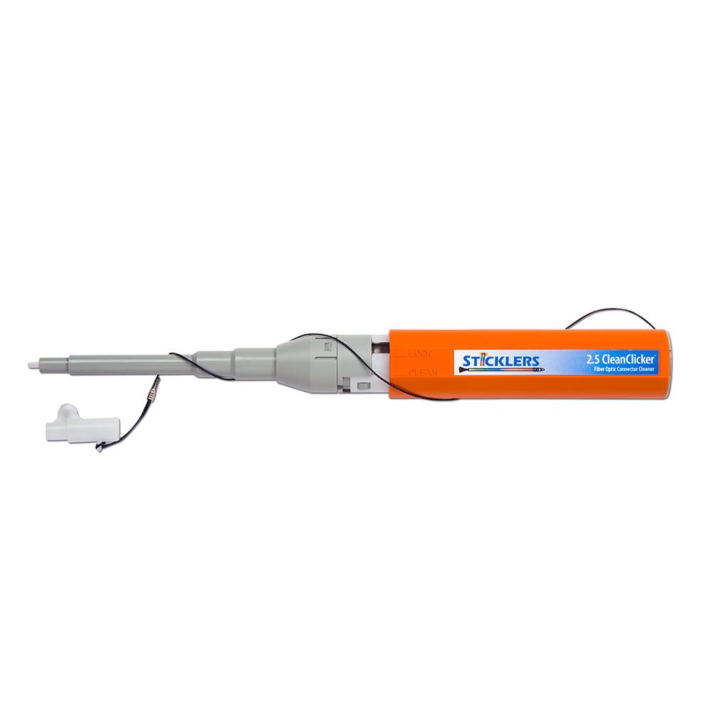 Sticklers™ 2.50mm Ferrule CleanClickers™ (for SC -ST -FC - E2000 - UPC/APC) - 750 cleans