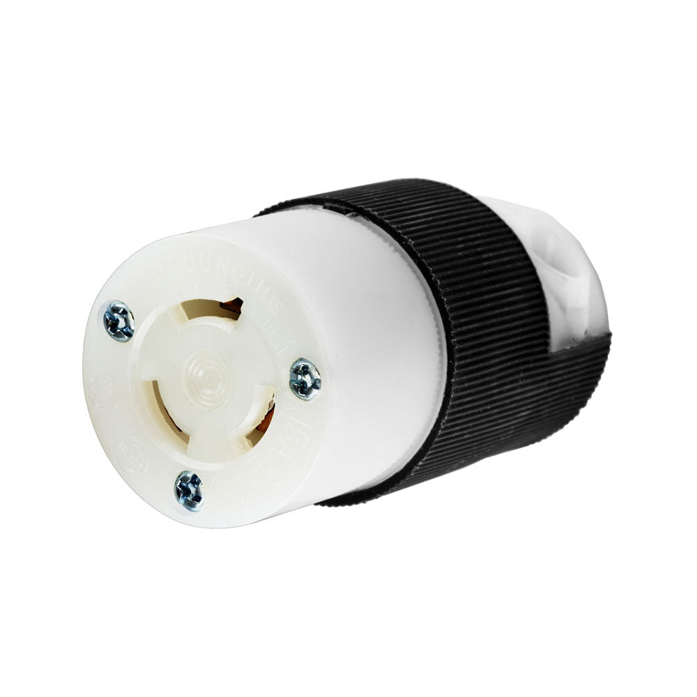 L6-15R Hubbell Power Cord Connector - Screw on - (HBL4579C)