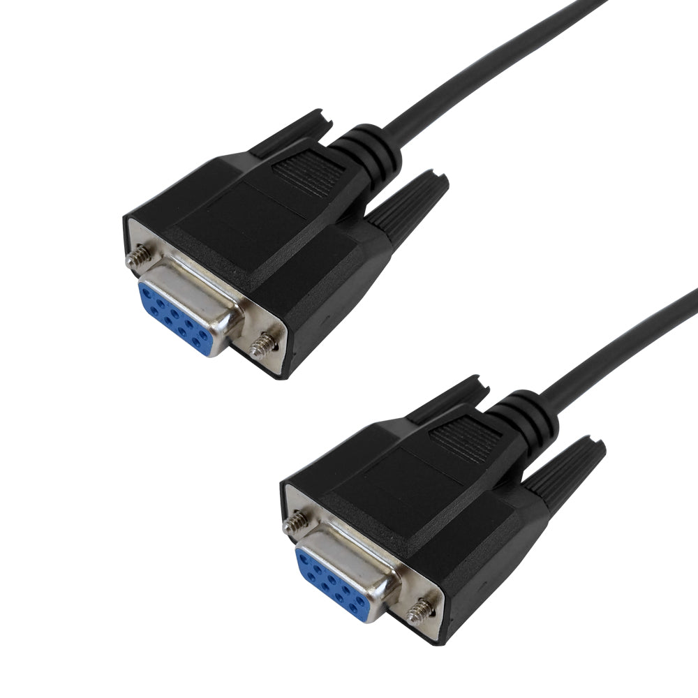 DB9 Female to DB9 Female Serial Cable - Straight-Through