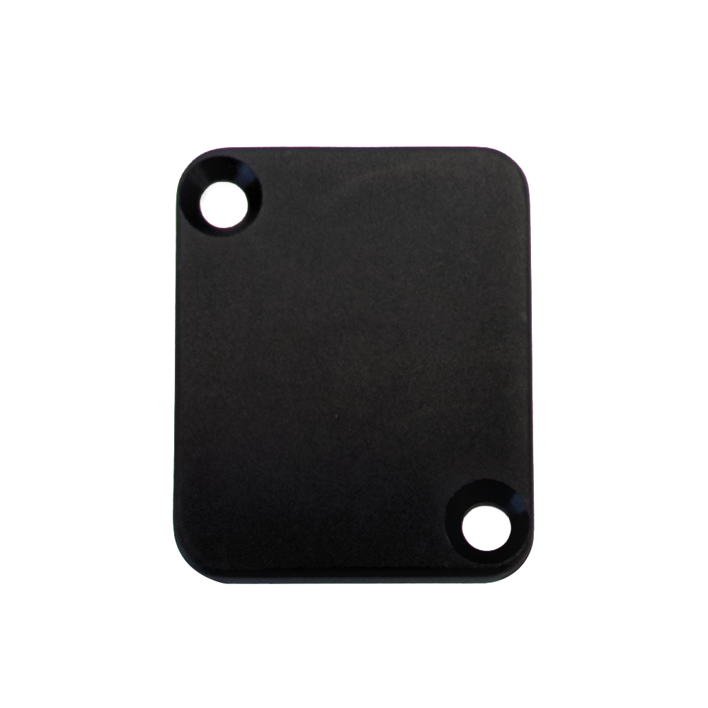 D-Cut Blank Cover - Black - Pack of 10