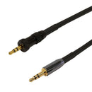 Premium Phantom Cables Balanced 3.5mm Male To  3.5mm Locking Male Cable
