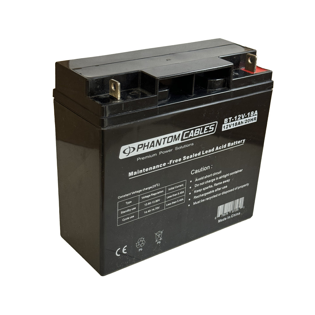 Sealed Lead Acid AGM Battery 12V 18amp x 4
