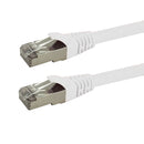 Shielded Custom RJ45 Cat6 550MHz Assembled Patch Cable - White