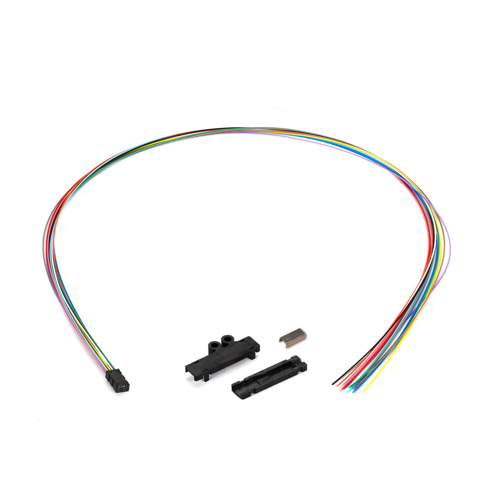 12Fiber Fanout Kit MultiColoured 40 inch 900um Tubing for 250um F