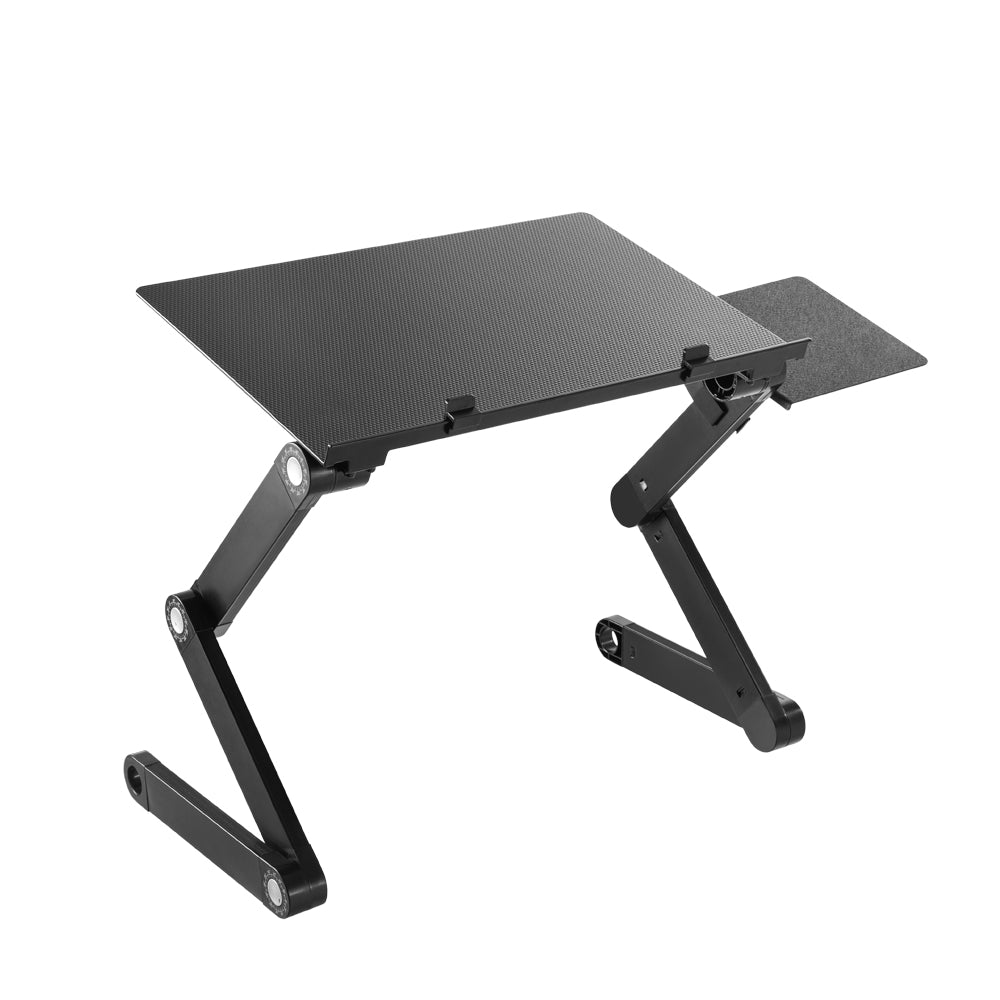 Laptop Stand with Mouse Pad Height Adjustable Black