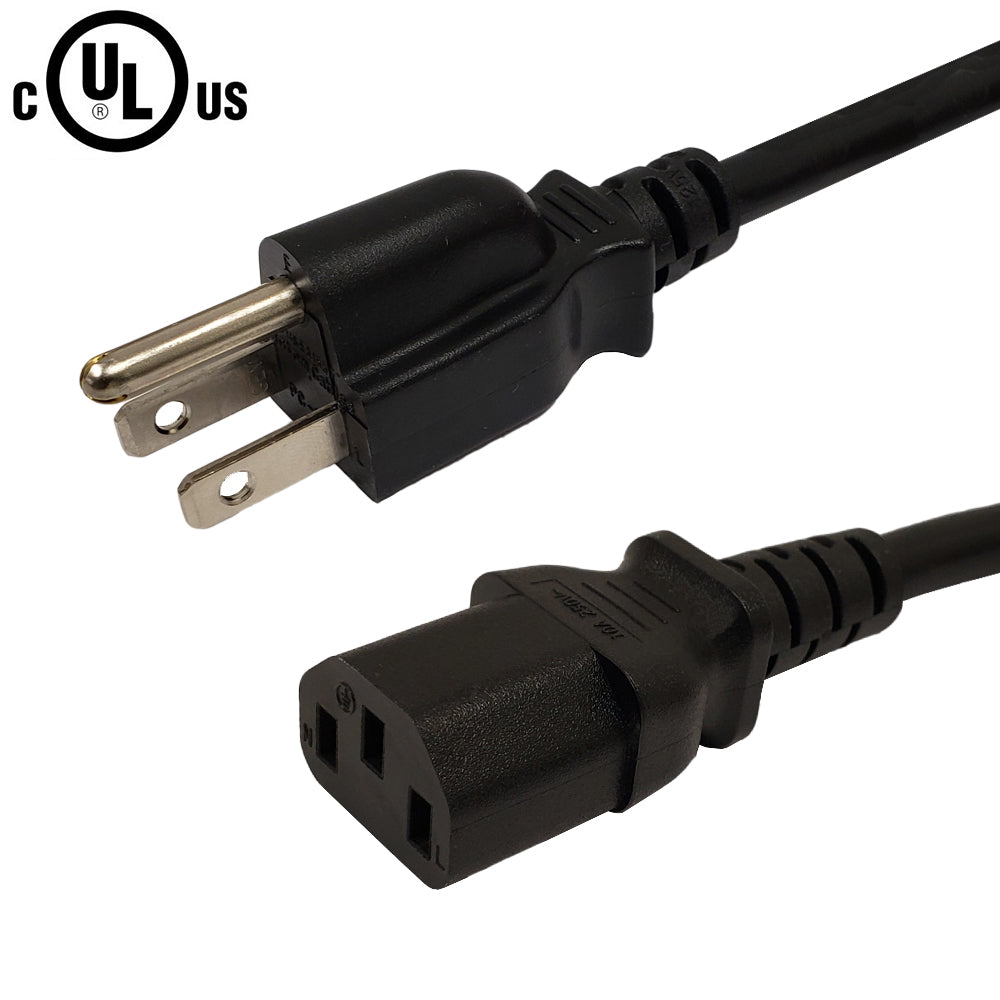 コードパーフェクト15P NEMA 5-15P to IEC C13 Power Cable - SJT Jacket