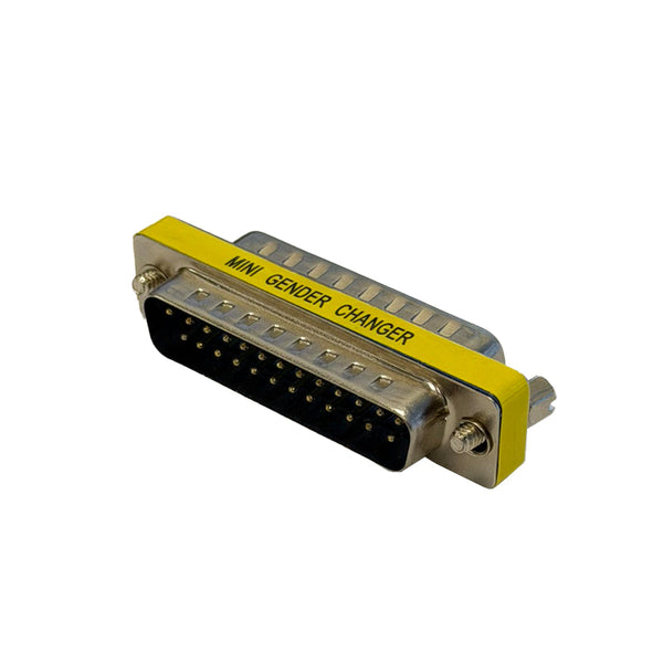 DB25 Slimline Gender Changer Male to Male