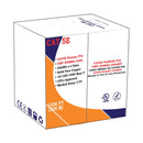 1000ft CAT5E Solid U/UTP 350MHz 24AWG CMP Bulk Cable - White