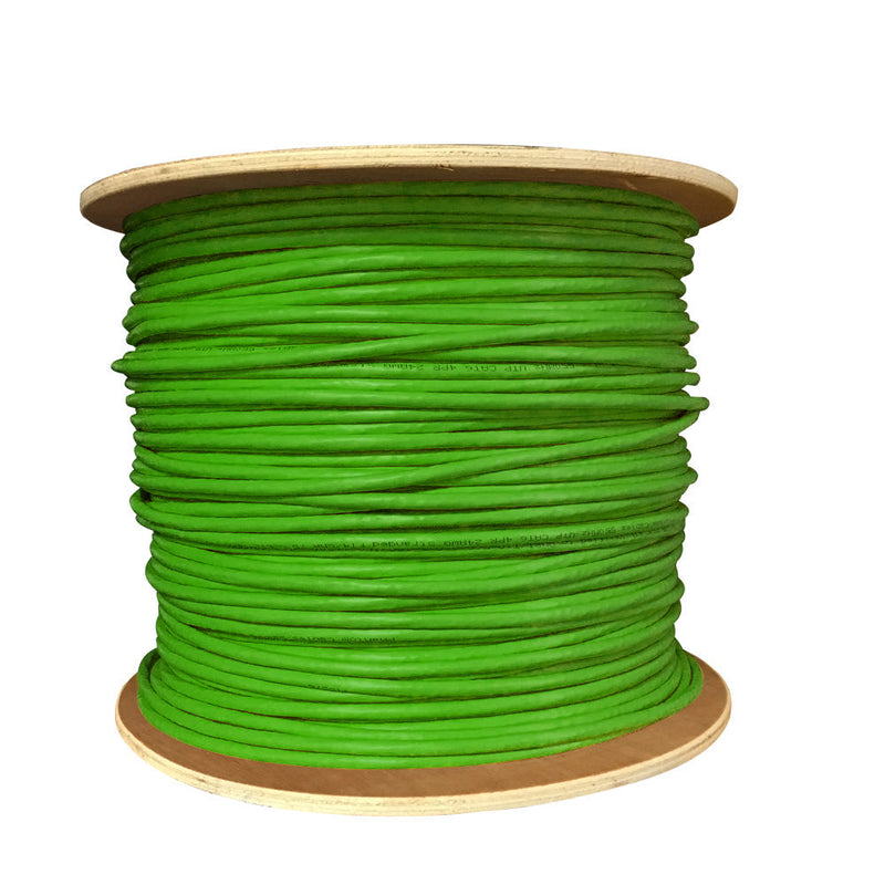 1000ft 4 Pair CAT6A Stranded 24AWG UTP FT4/CMR Bulk Cable