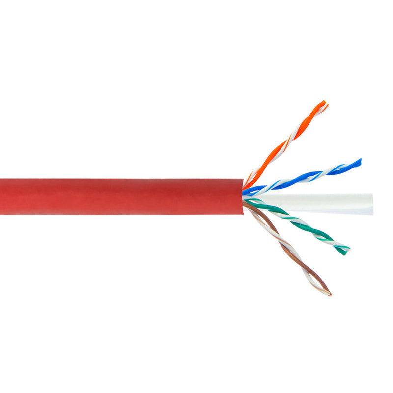 1000ft 4 Pair CAT6A Stranded 24AWG UTP FT4/CMR Bulk Cable