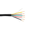 1000ft 6C 18AWG Stranded Control Cable - CMR - BLACK