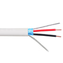 1000ft 2C 22AWG Stranded Shielded Control Cable - CMP Plenum - White