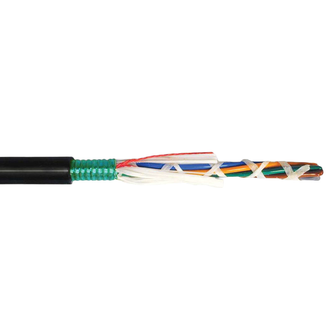 OS2 Singlemode Loose Tube Outdoor Direct Burial  Dri-Lite Armoured Fiber Bulk Cable (per meter) - Black