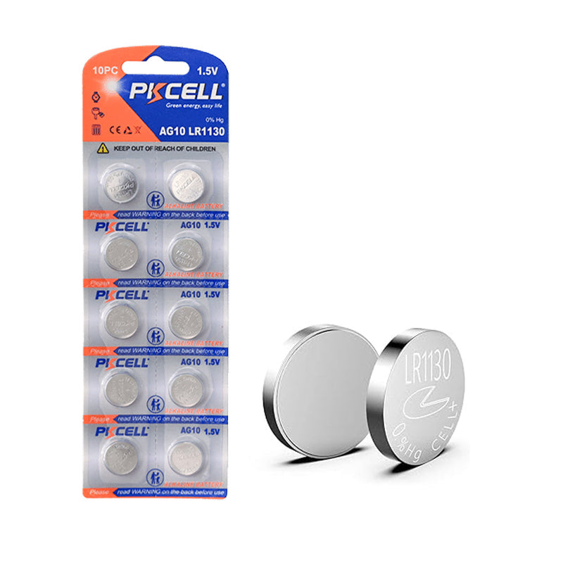 Button Cell 1.5V LR1130 Alkaline Batteries (10 pack)