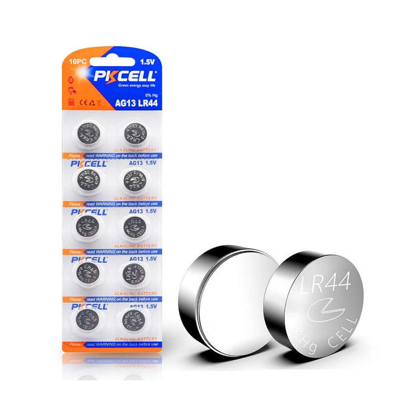 Button Cell 1.5V LR44 Alkaline Batteries (10 pack)