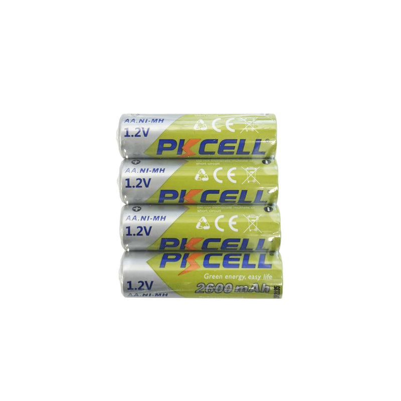 Rechargeable Ni-MH AA 2600mAH 1.2V Batteries (4 Pack)