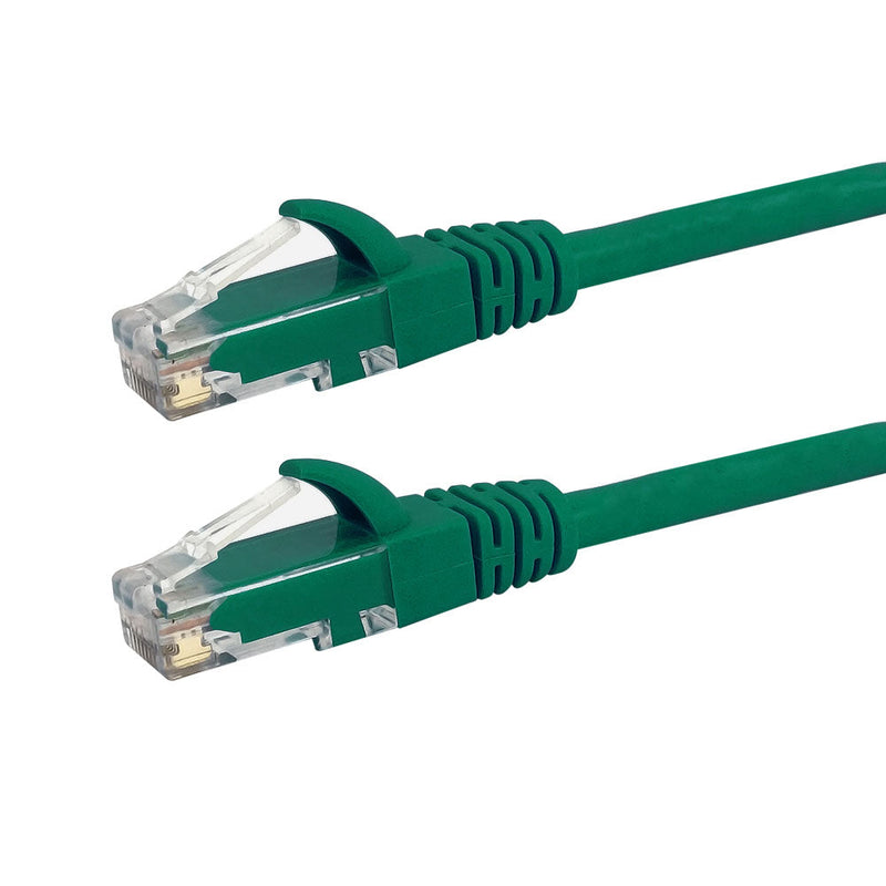 RJ45 Cat6 550MHz Molded Patch Cable - Premium Fluke® Patch Cable Certified - CMR Riser Rated