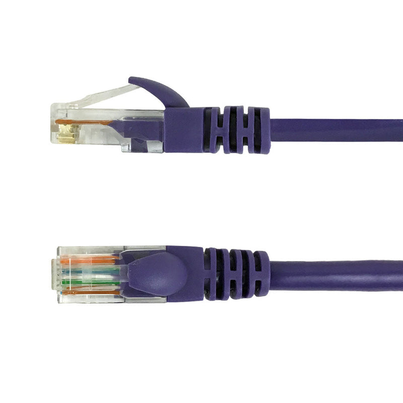 RJ45 Cat6 550MHz Molded Patch Cable - Premium Fluke® Patch Cable Certified - CMR Riser Rated