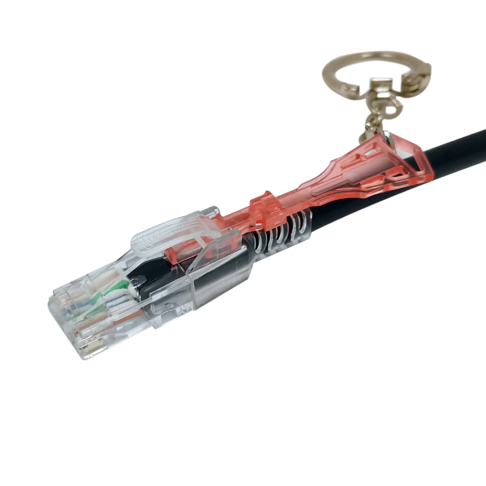RJ45 CAT6A Patch Cable - Custom Locking Style Boot