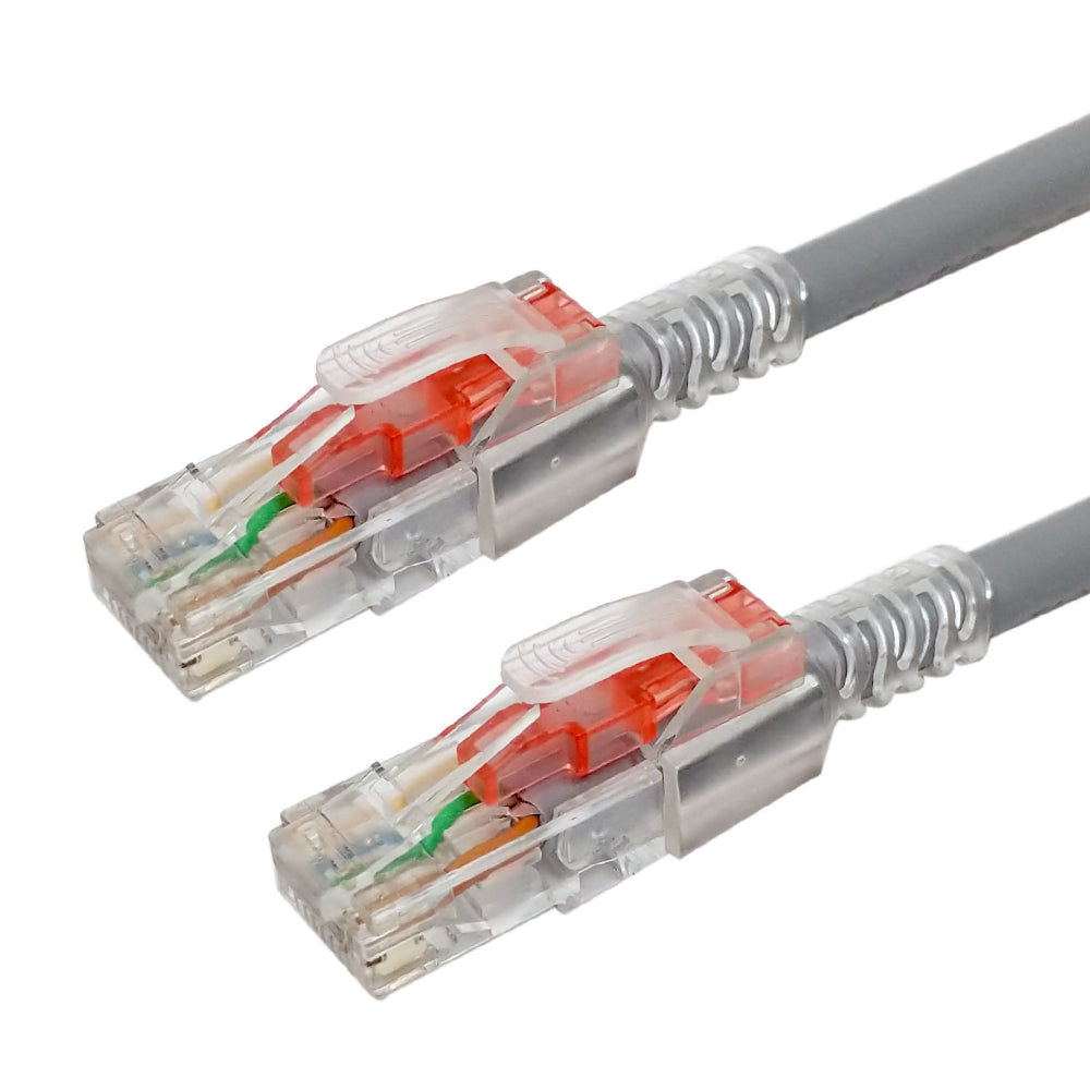 RJ45 CAT6A Patch Cable - Custom Locking Style Boot