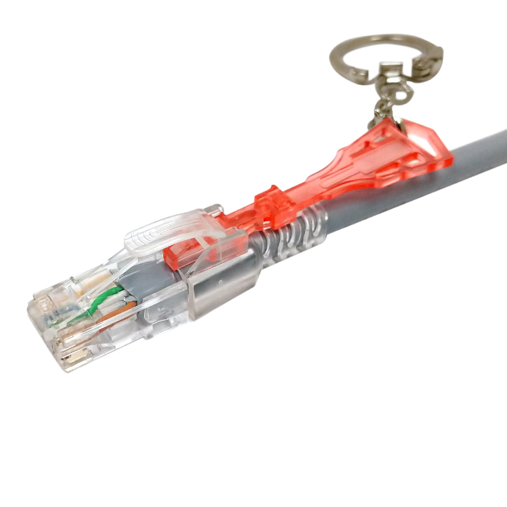RJ45 CAT6A Patch Cable - Custom Locking Style Boot