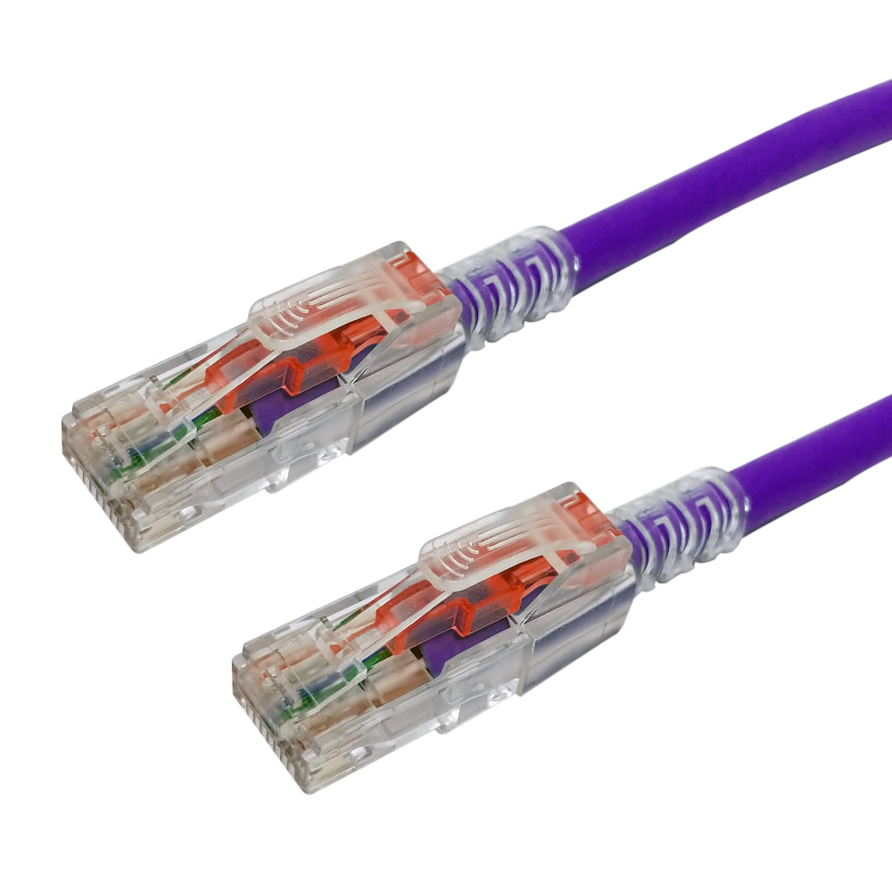 RJ45 CAT6A Patch Cable - Custom Locking Style Boot