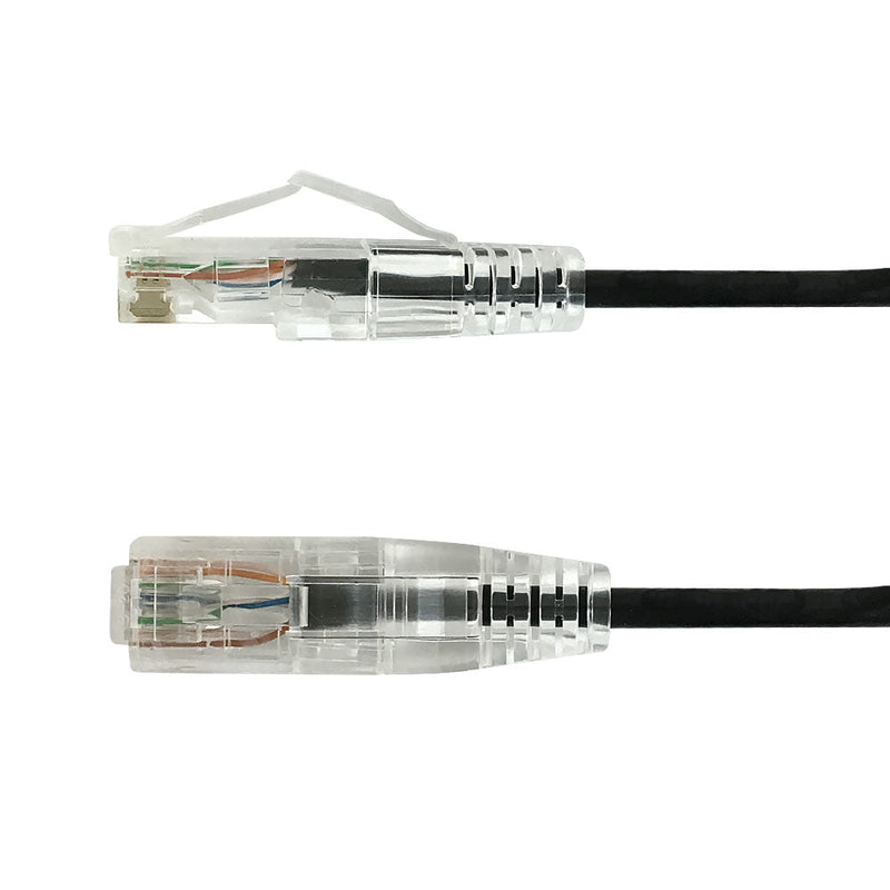 CAT6A 28AWG UTP 10GB Ultra-Thin Patch Cable - Premium Fluke® Patch Cable Certified - CMR Riser Rated