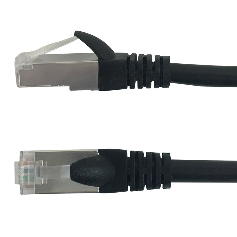 RJ45 Cat5e F/UTP Solid Shielded 23AWG Molded Patch Cable - CMP Plenum Rated