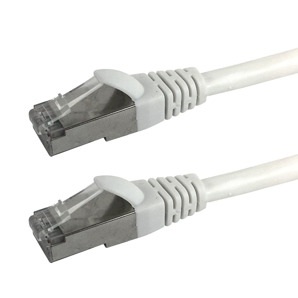 Over Molded Rj45 RJ45 CAT5E F/UTP Solid Shielded 23AWG Molded Patch Cable - CMP Plenum