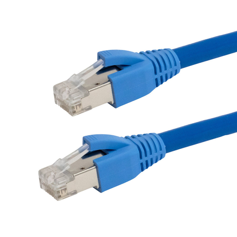 RJ45 Cat6 F/UTP Solid Shielded 23AWG Molded Patch Cable - CMP Plenum Rated