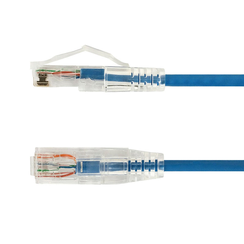 CAT6A 28AWG UTP 10GB Ultra-Thin Patch Cable - Premium Fluke® Patch Cable Certified - CMR Riser Rated