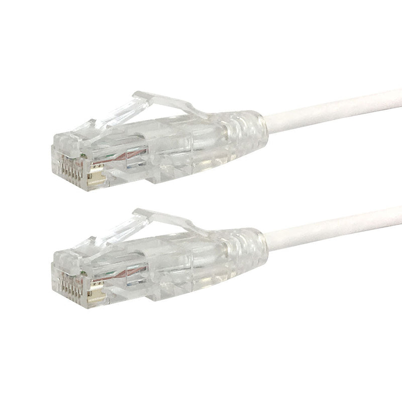 CAT6A 28AWG UTP 10GB Ultra-Thin Patch Cable - Premium Fluke® Patch Cable Certified - CMR Riser Rated