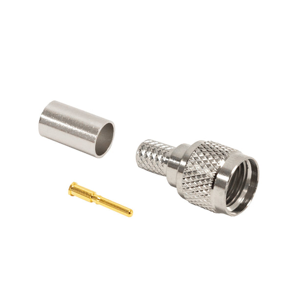 Mini-UHF Male Crimp Connector for LMR-240 50 Ohm