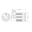 L14-20P Power Cord Connector - Screw on
