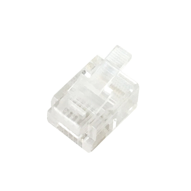 connecteur rj12 6p6c cable plat sachet de 100 connecteur rj12 6p6c cable plat sachet de 100