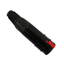 TRS (1/4 inch) Stereo Female Solder Connector - Black