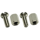 13mm Screws and Hex Nuts for Securing D-Cut Connectors to Patch Panels and Wall Plates