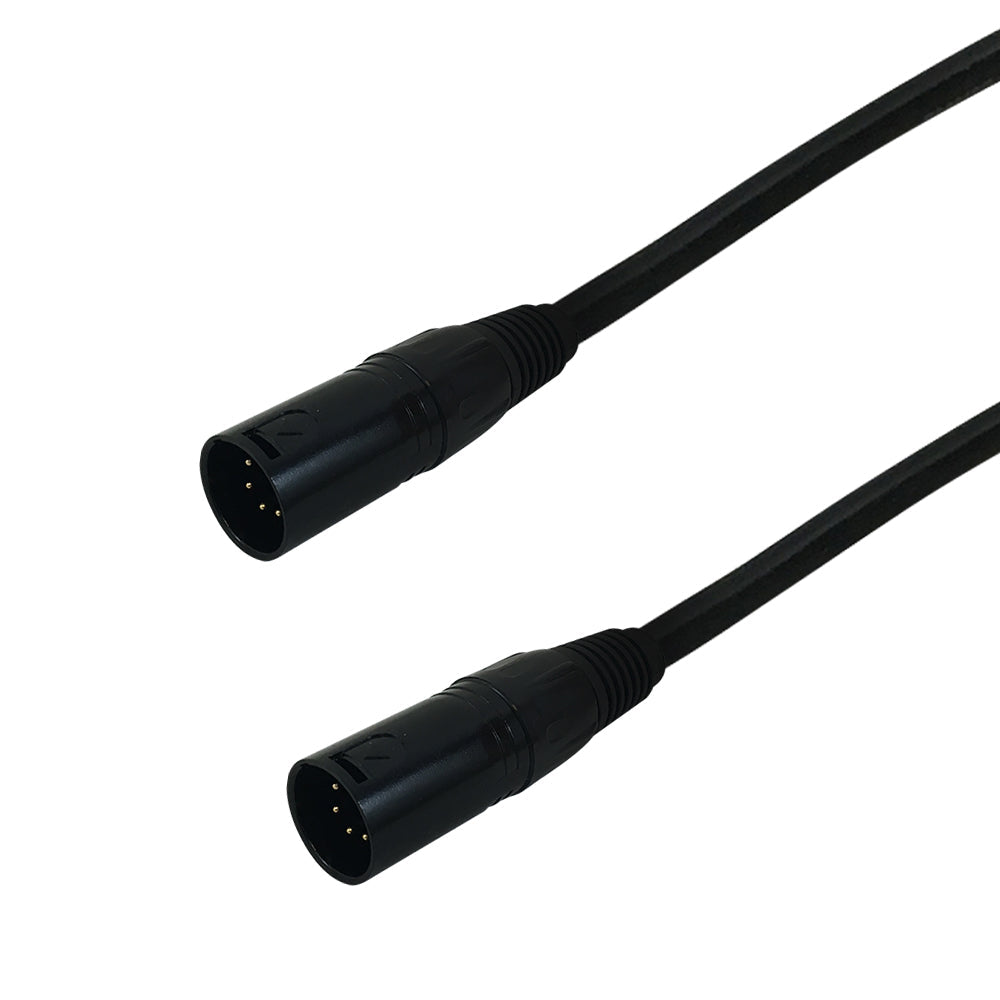 Premium Phantom Cables 5-Pin XLR DMX Male To Male Cable