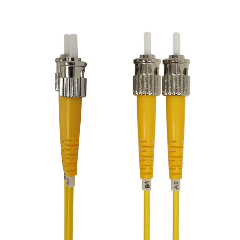 OS2 Singlemode Duplex ST/ST 9 Micron - Fiber Optic Patch Cable - 3mm Jacket - LSZH/OFNR