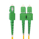 OS2 Singlemode Duplex SC/APC to SC/APC 9 Micron - Fiber Optic Patch Cable -  LSZH/OFNR