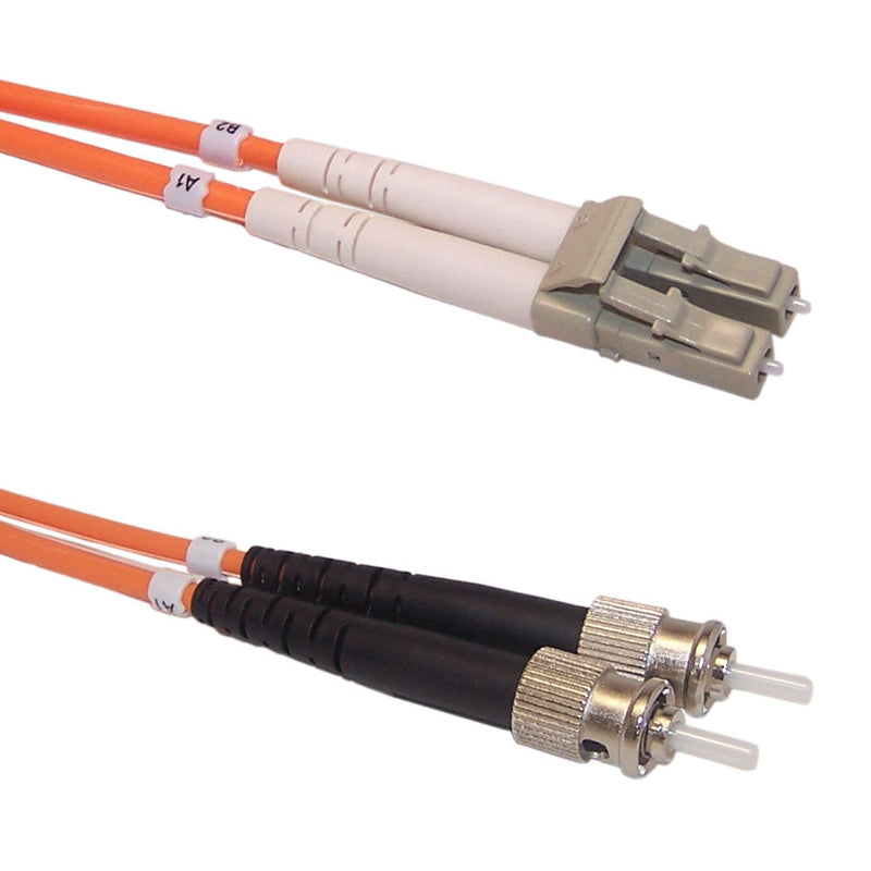 OM2 Multimode Duplex LC/ST 50 Micron - Fiber Optic Patch Cable - 3mm Jacket - LSZH/OFNR