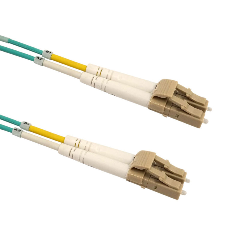 OM4 Multimode Duplex LC/LC 50 Micron - Fiber Optic Patch Cable - 2mm Jacket - OFNP Plenum