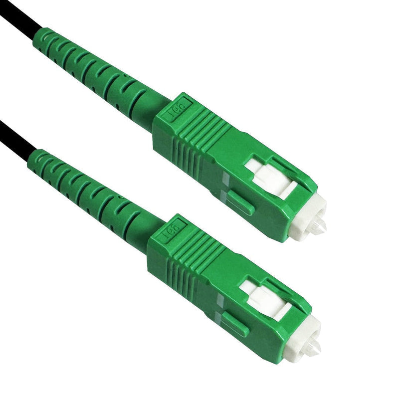 Singlemode Simplex SC/APC to SC/APC G657B3 - Fiber Optic Patch Cable - 3mm Jacket - OFNR Indoor/Outdoor