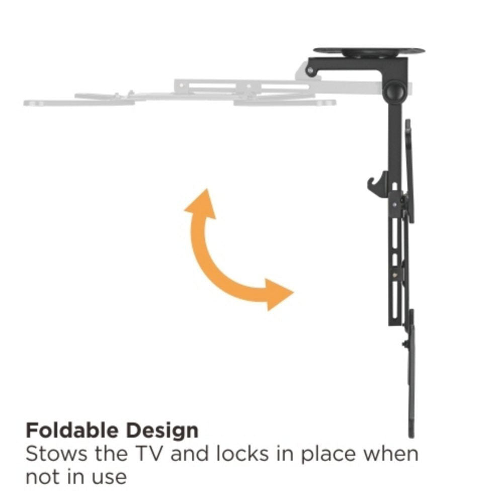 Folding Swivel & Tilt Ceiling Mount Bracket for Flat LCD/LEDs - Fits Sizes 23-55 inches - Maximum VESA 400x400