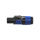 Neutrik 2 Pole 3 Wire  AC Power-in Cable Connector - Blue (for 6 - 12mm diameter cable)