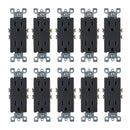 Decora Tamper-Resistant Duplex Power Receptacle (15A 125V) 10 Pack