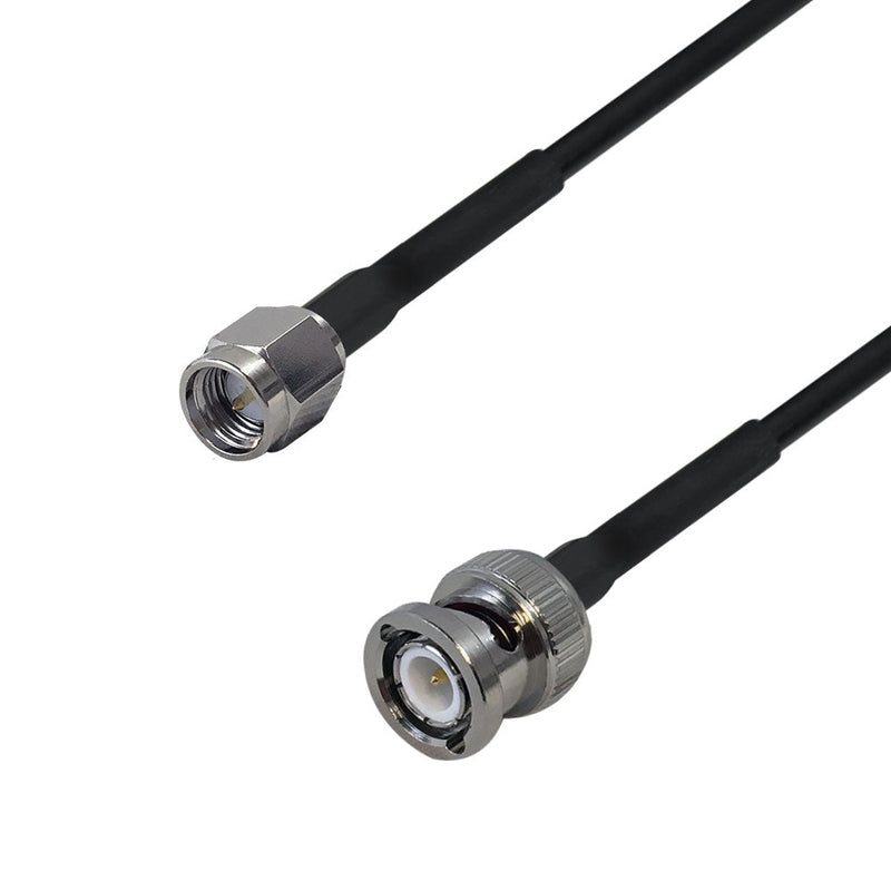 Premium Phantom Cables RG174 SMA Male to BNC Male Cable