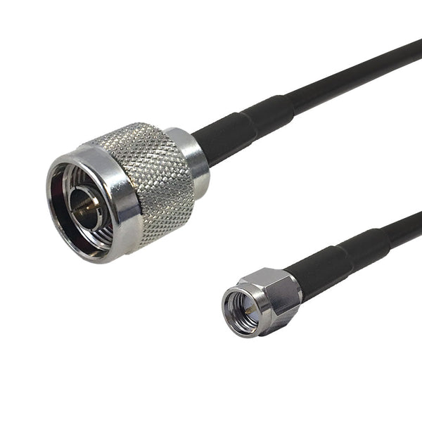 Premium Phantom Cables Brand RF-195 N-Type Male to SMA Male Cable
