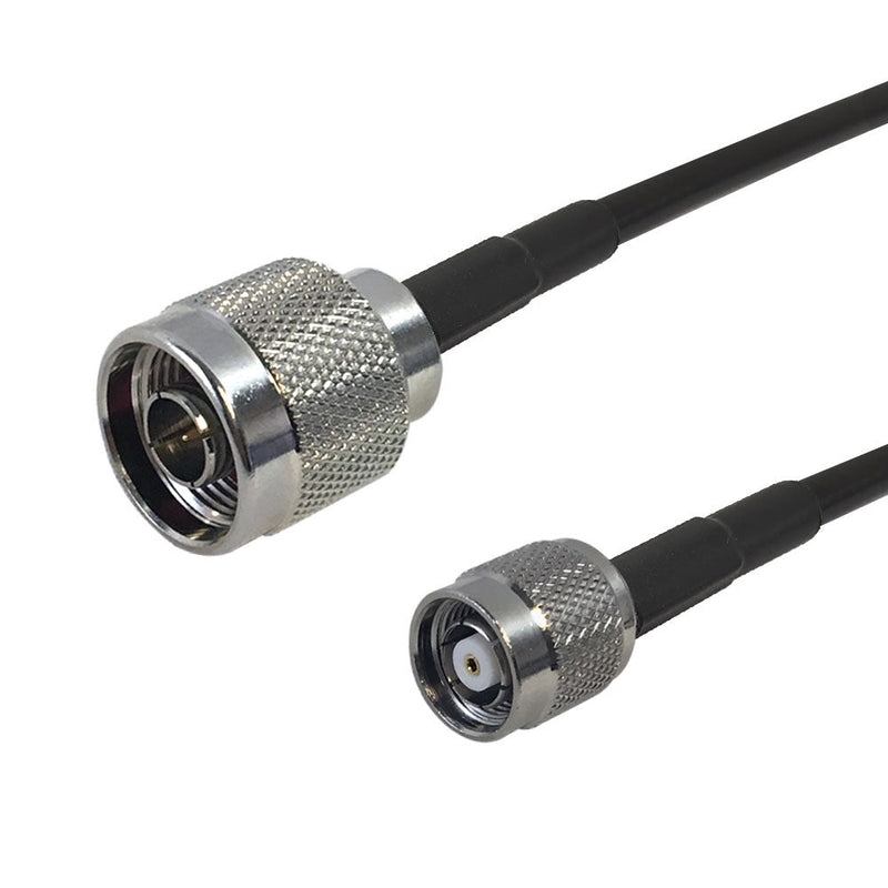 Premium Phantom Cables Brand RF-195 N-Type Male to TNC-RP (Reverse Polarity) Male Cable