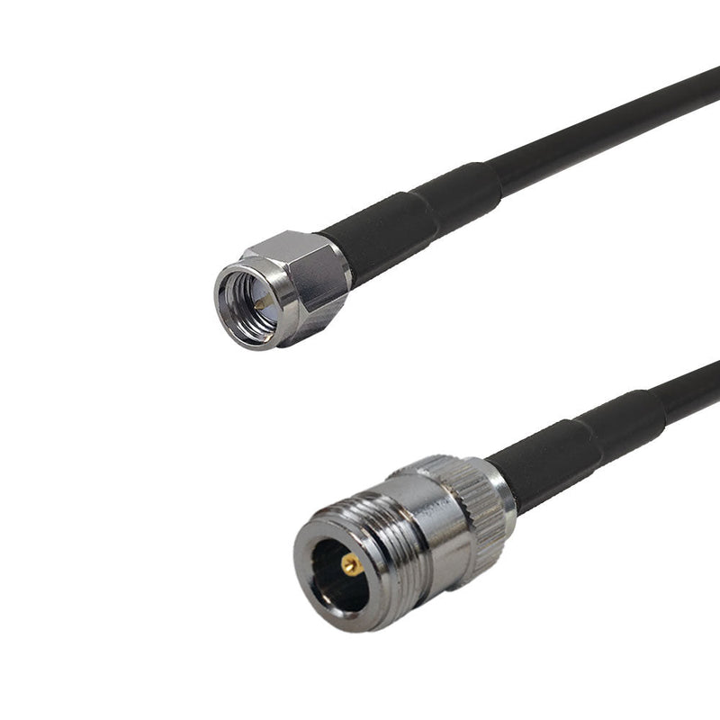 Premium Phantom Cables Brand RF-195 N-Type Female to SMA Male Cable